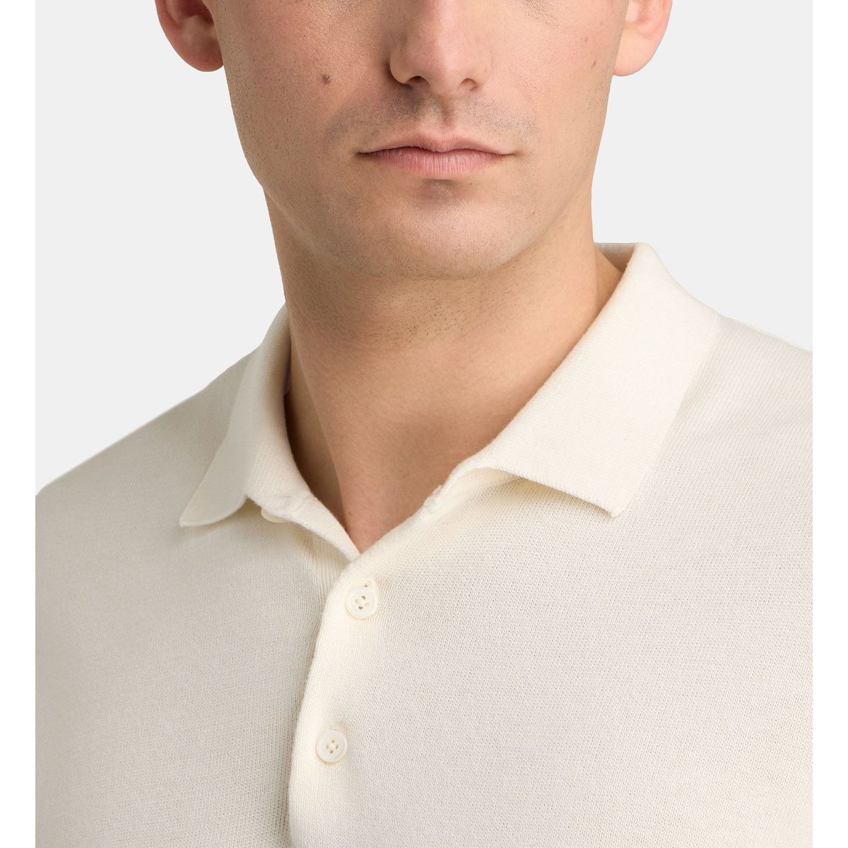Polo polonit maille écru, GALERIES LAFAYETTE