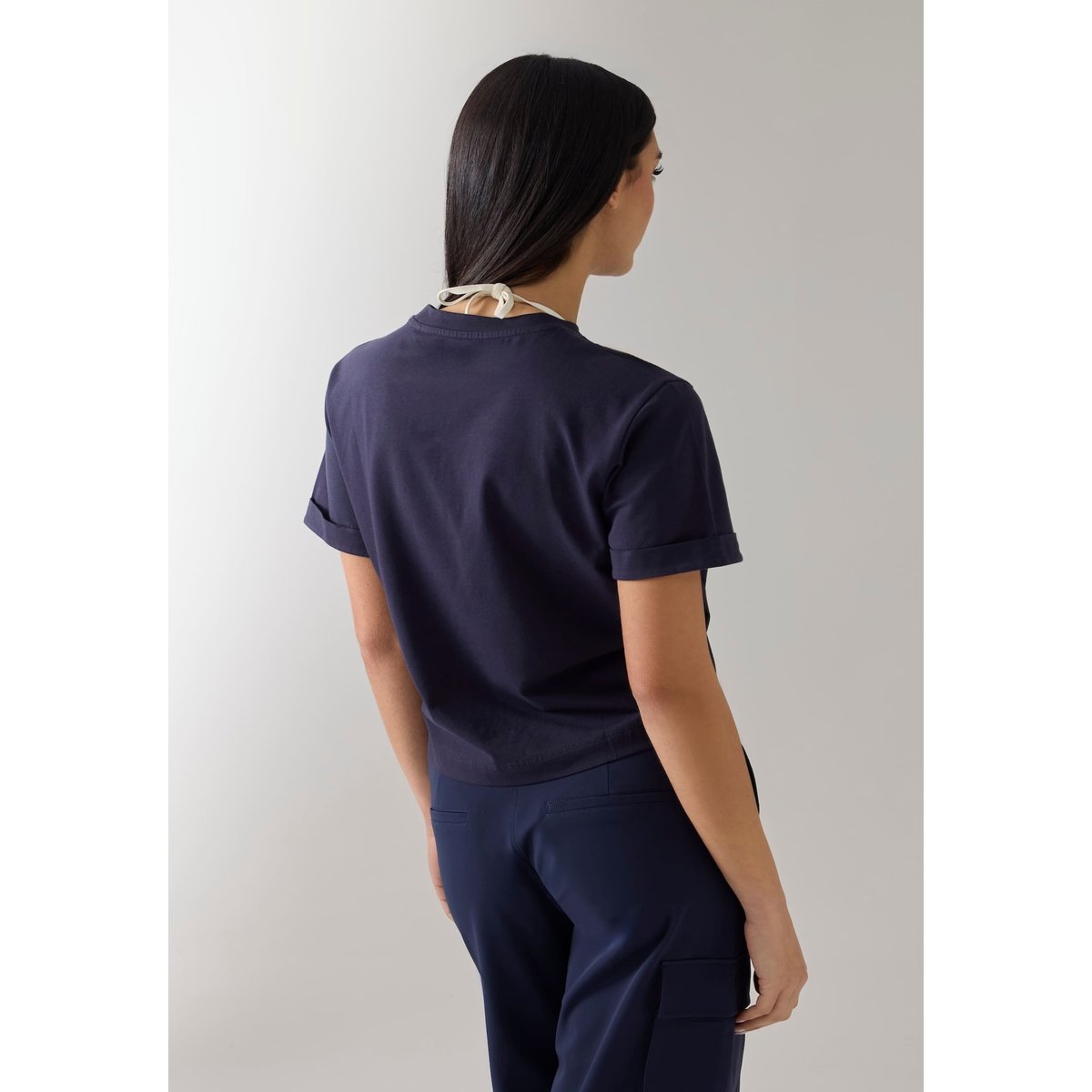 T-Shirt Avec Logo Imprimé bleu foncé, GUESS