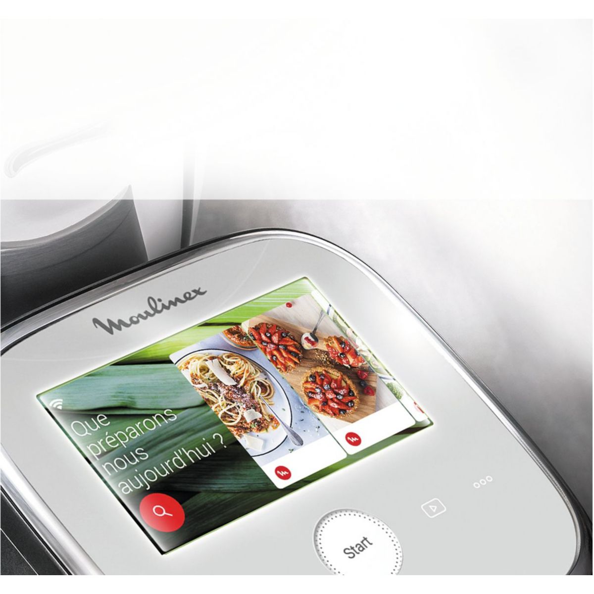 Robot cuiseur I Companion Touch XL HF938E00 blanc, MOULINEX