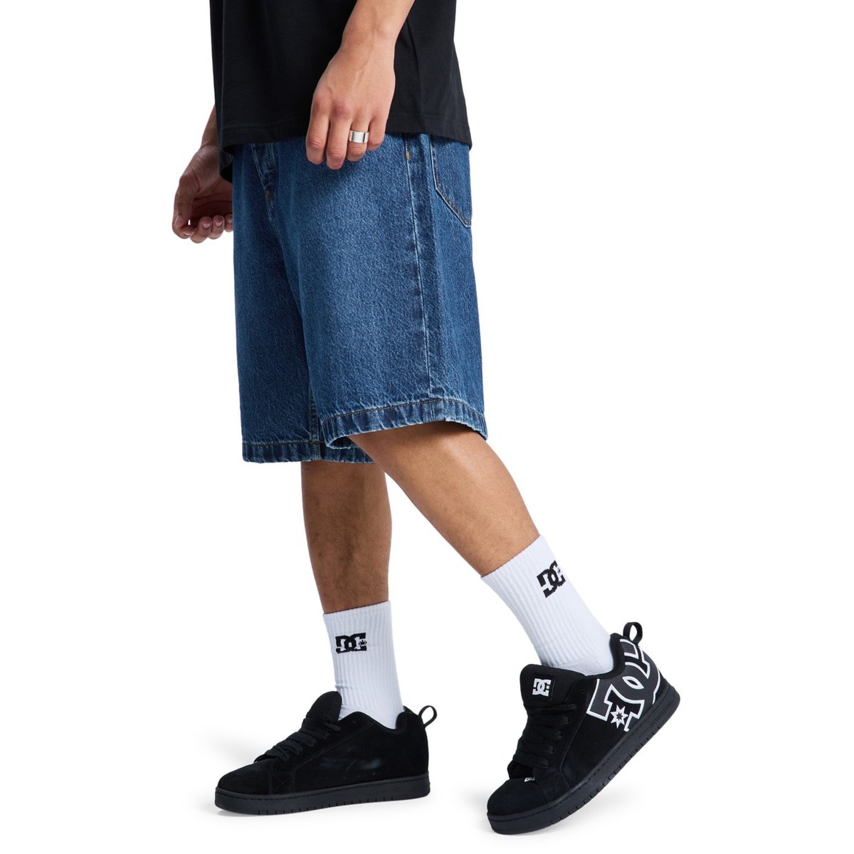 Short en denim BAGGY. bleu stone indigo, DC SHOES