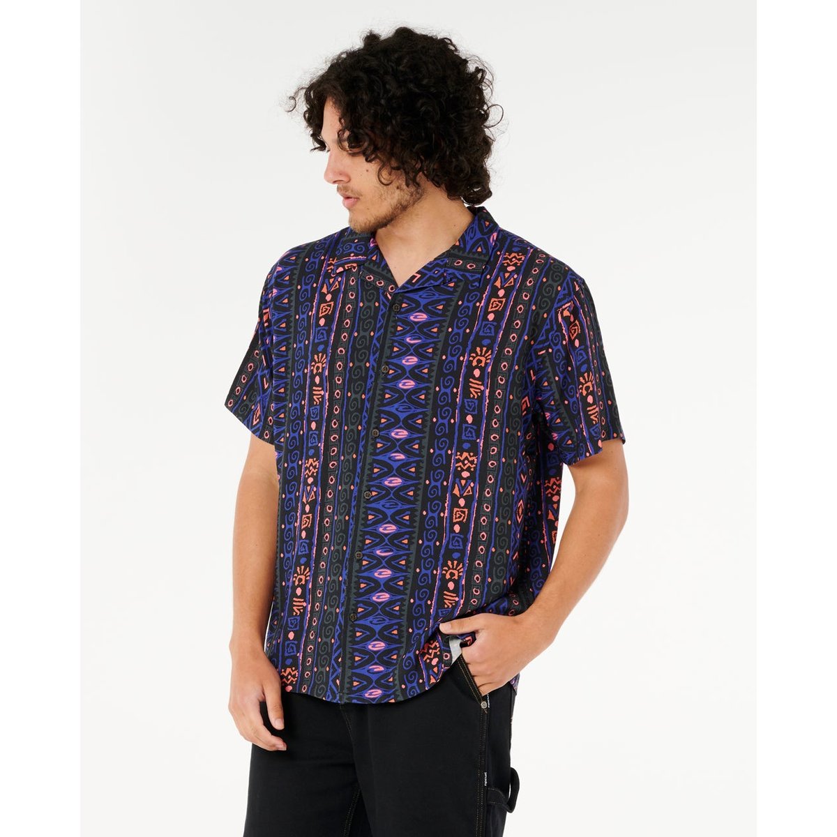 Chemise à Manches Courtes Raw Energy 3 black, RIP CURL