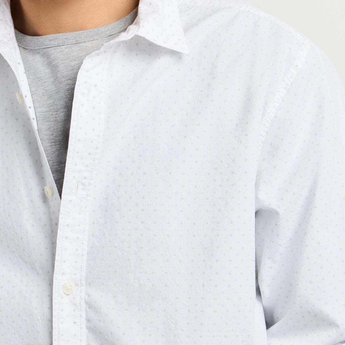 Chemise Coupe Regular En Popeline Imprimée blanc, PEPE JEANS