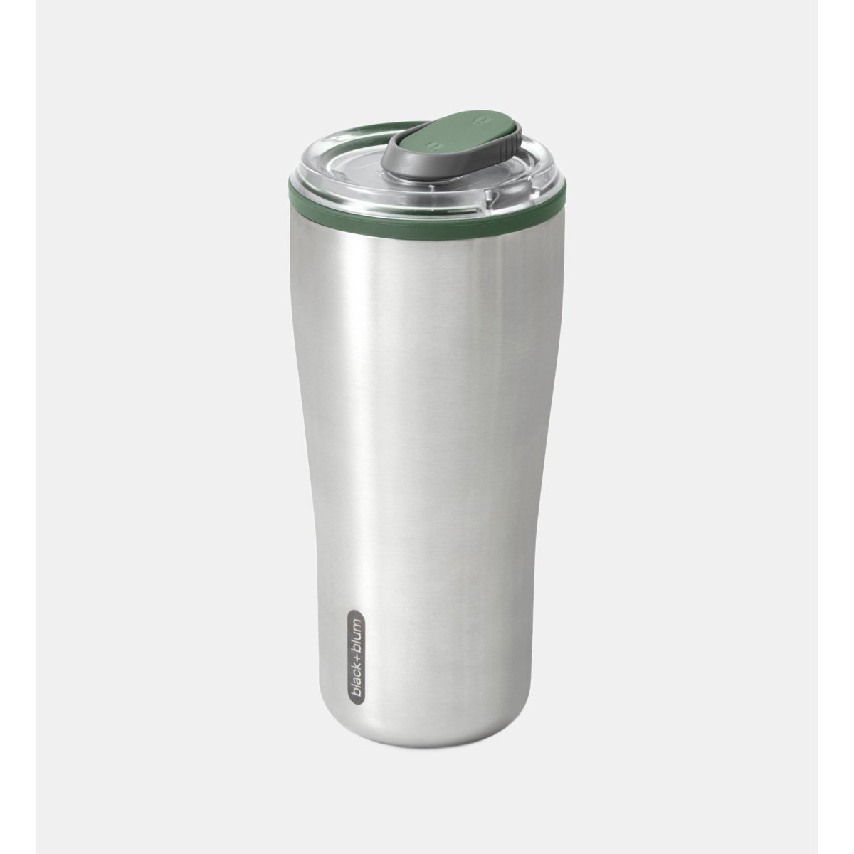 Mug de voyage tumbler gris et vert, BLACK + BLUM