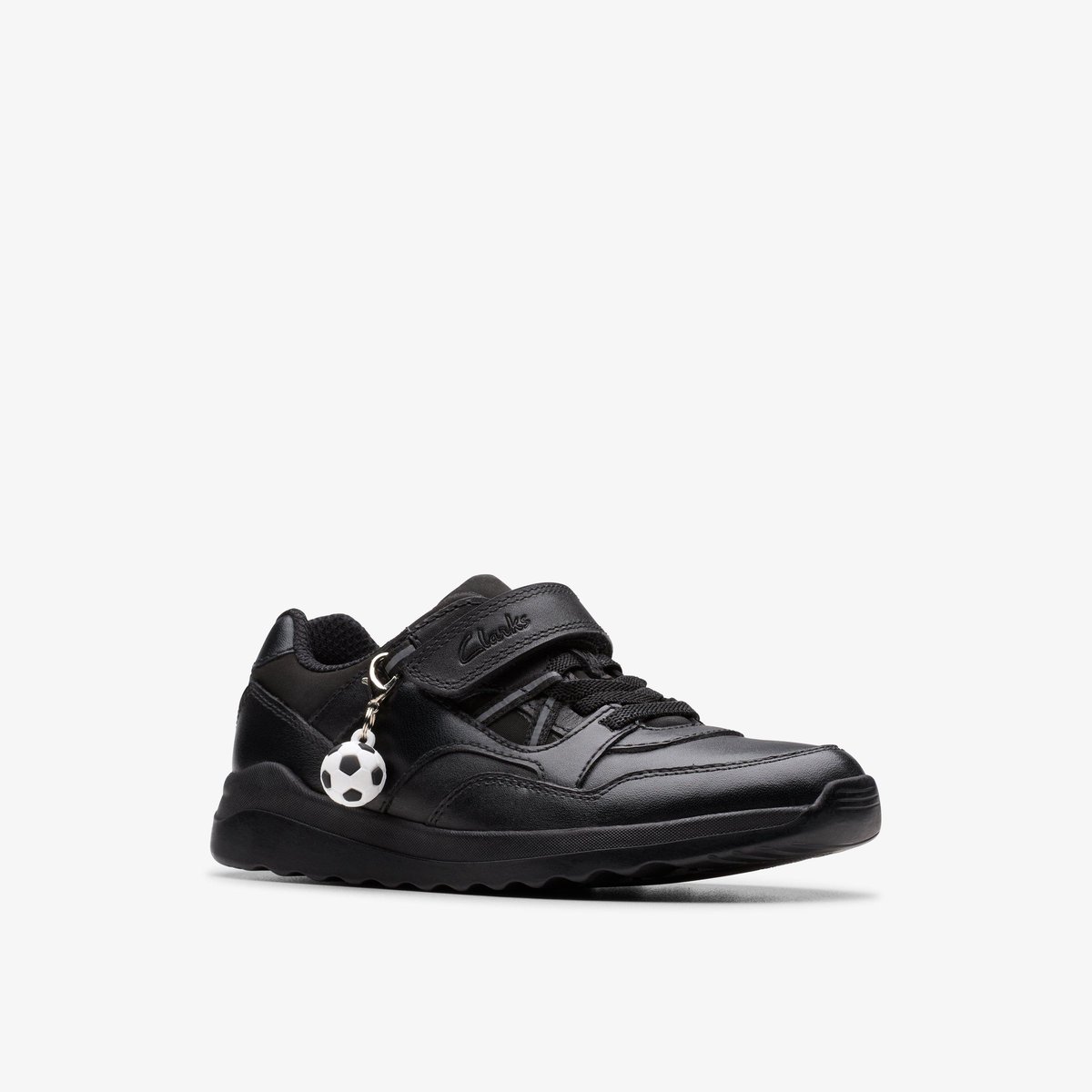 Derbies Cuir Coupe Large DAZE KICK K noir, CLARKS