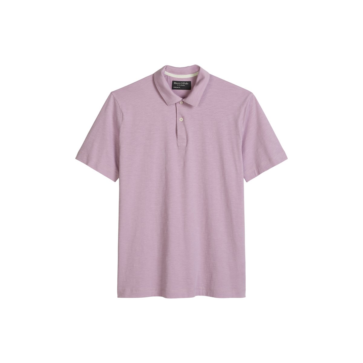 DfC Polo en jersey slub regular en coton bio doux violett, MARC O'POLO