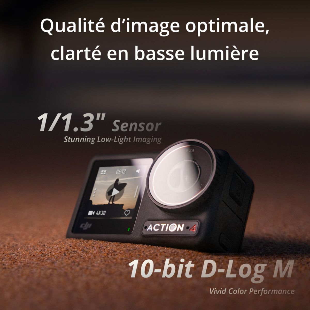 Caméra sport Osmo Action 4 Adventure Combo couleur unique, DJI