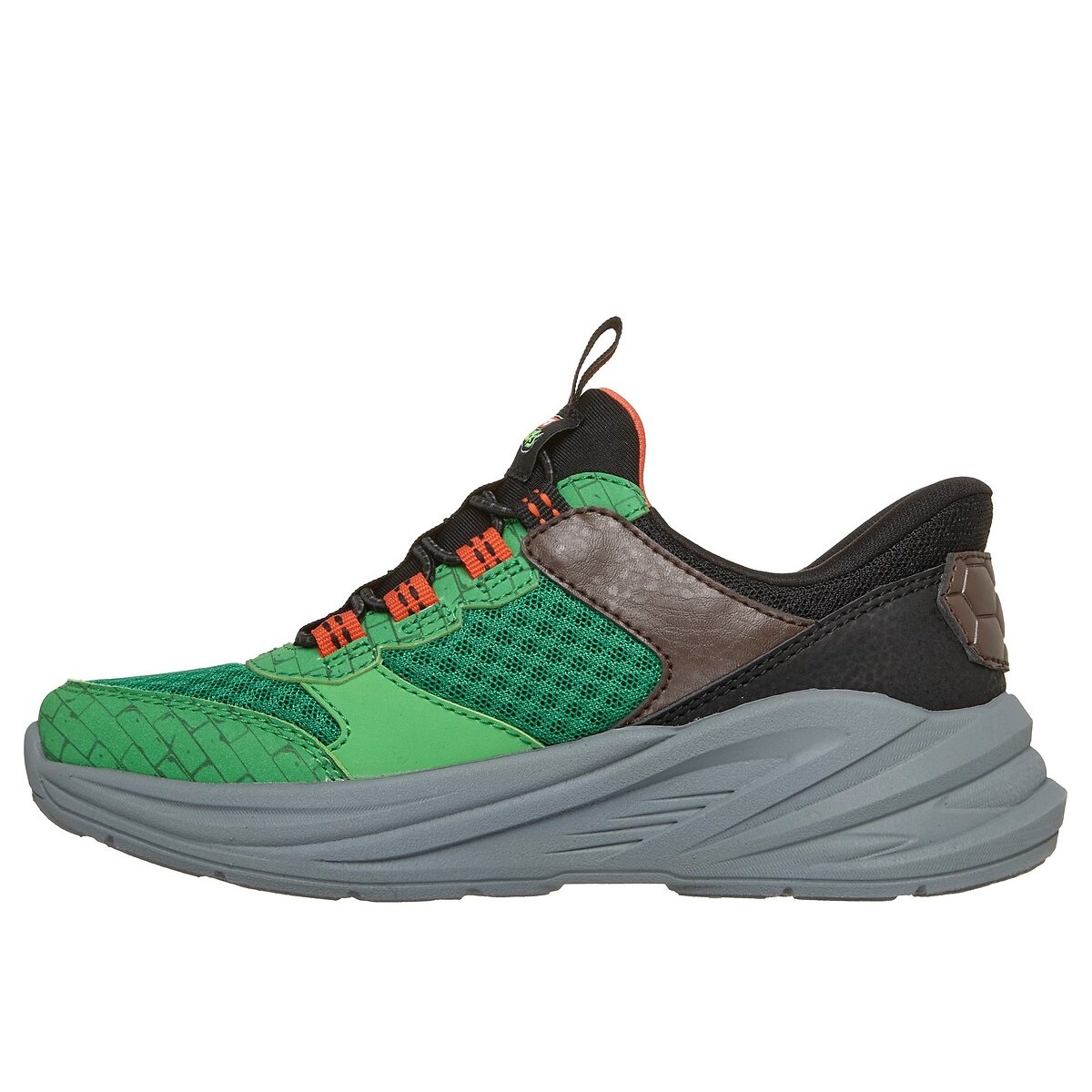 Kids Slip-Ins Trainers: Hyper-Quest Where's My Skechers? dark green/light green, SKECHERS