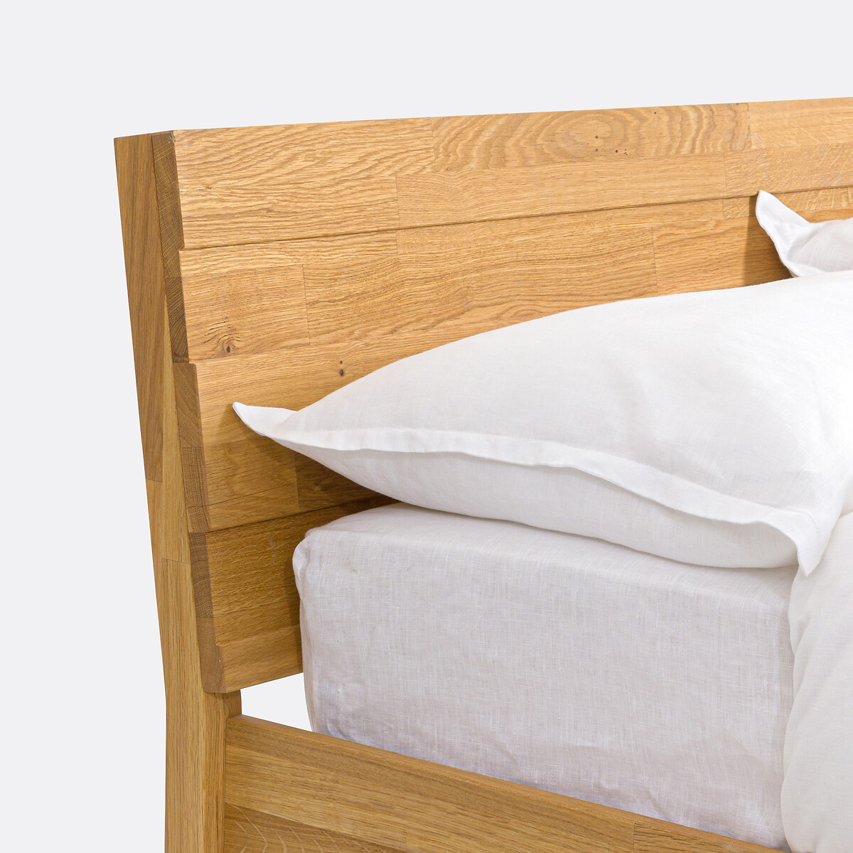 Cama de roble macizo laminado Ariles madera clara natural, LA REDOUTE INTERIEURS