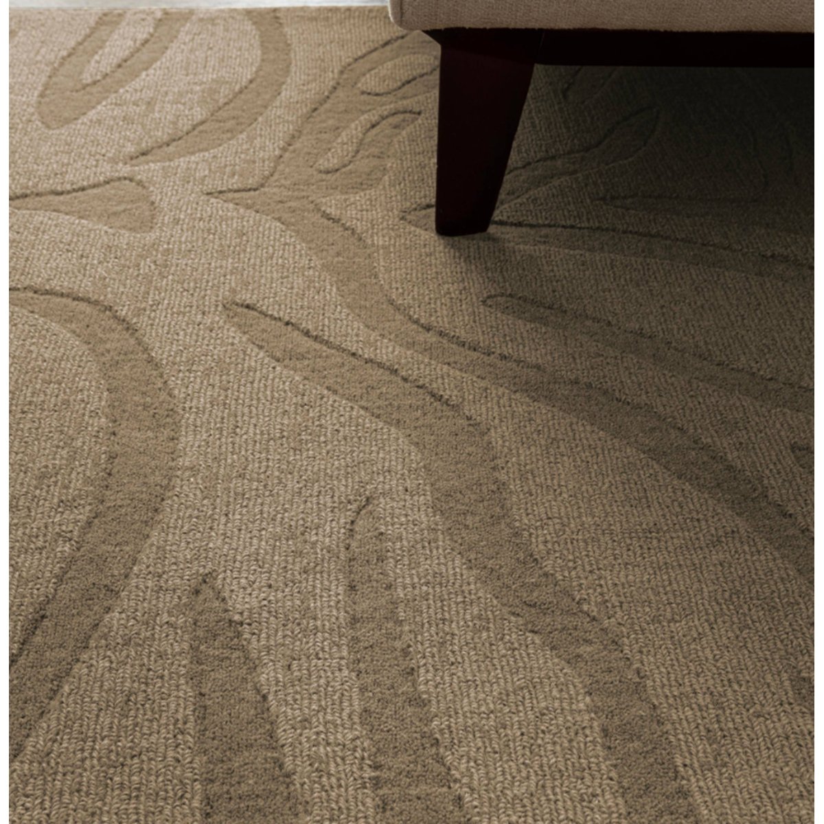 Tapis tissé plat moderne MILL marron, NOVATREND