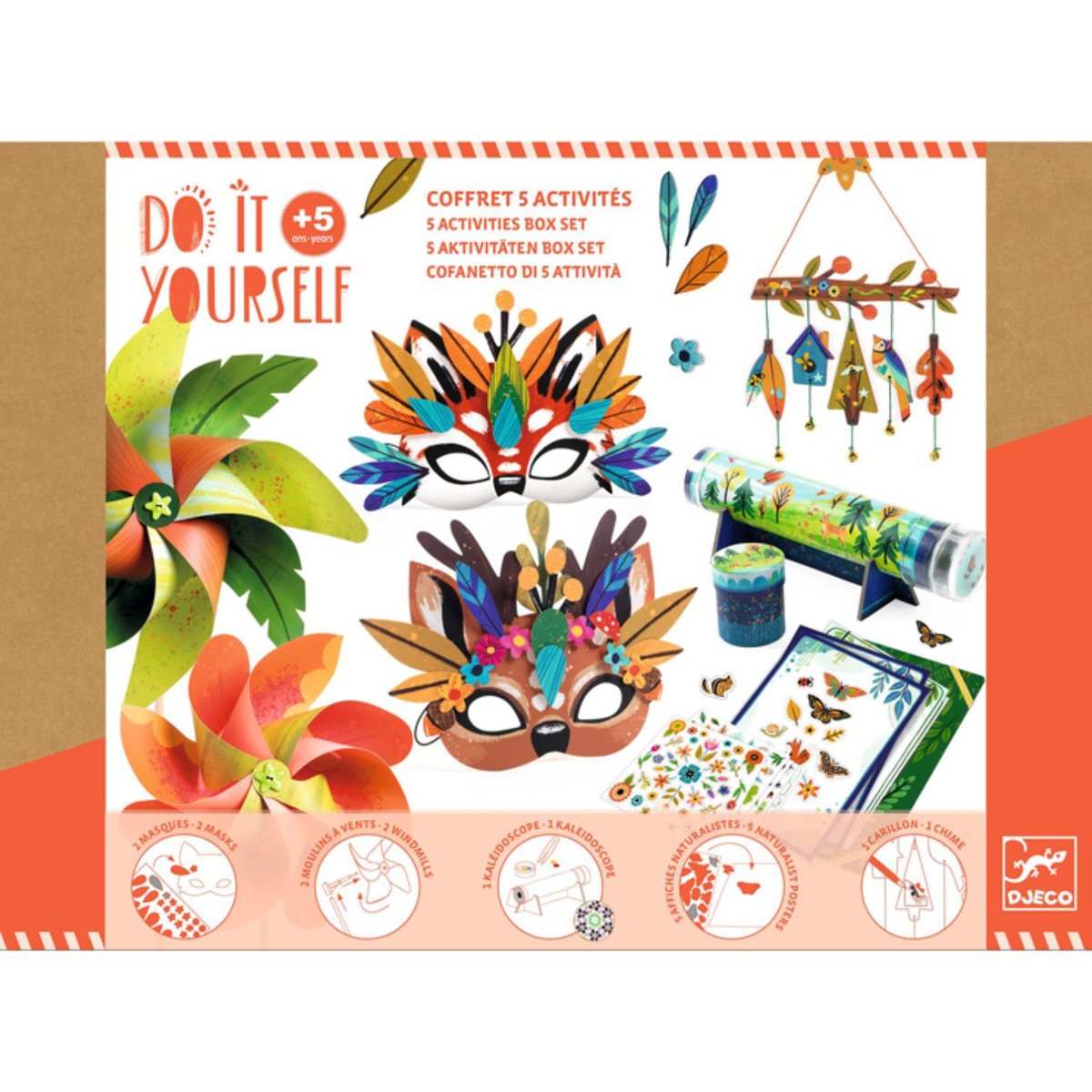Coffret d'activités multicolore, DJECO