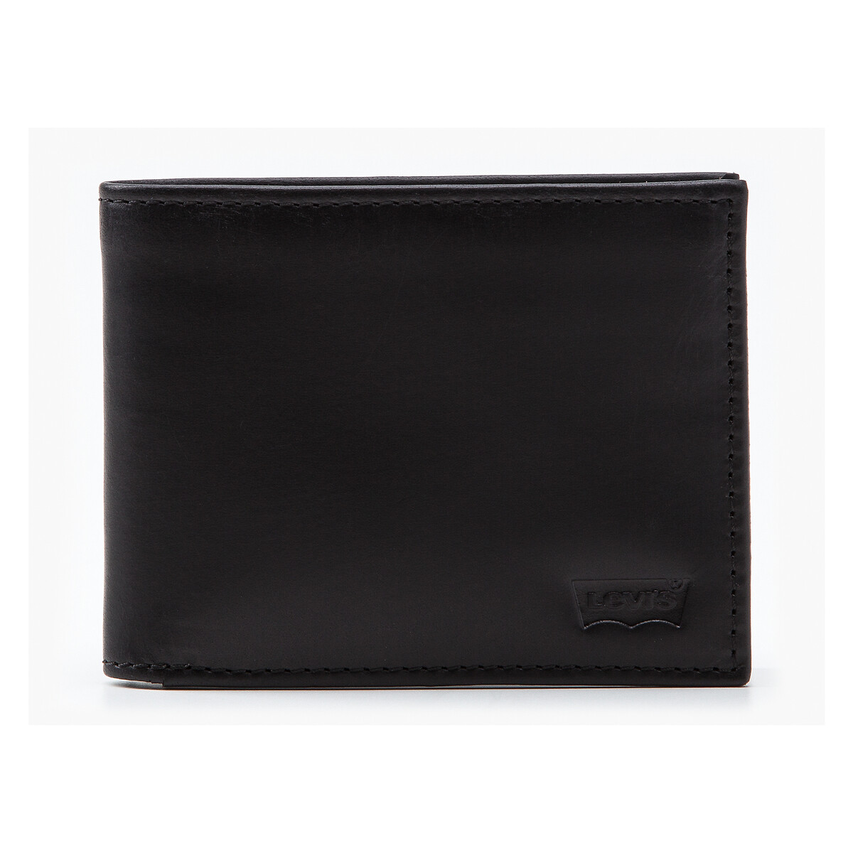 Portefeuille in leer Classics Hunte Batwin zwart, LEVI'S