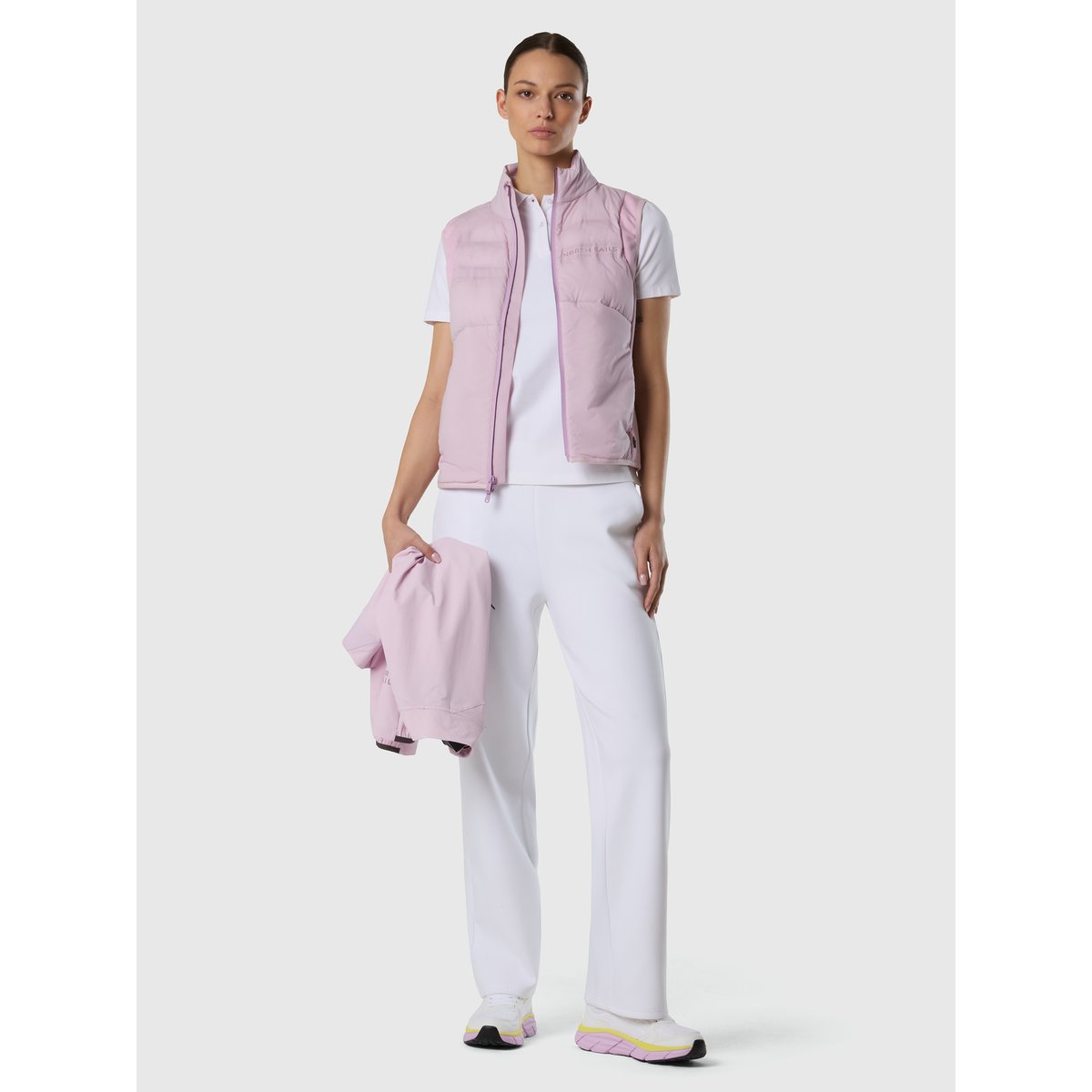 Gilet HYBRIDE orchidée pâle, NORTH SAILS