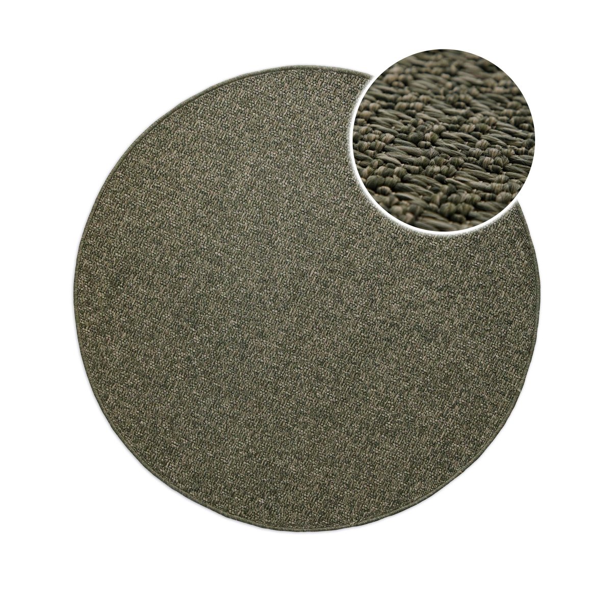 WECONhome Miami South Beach, tufté main, tapis poils courts, motif carreaux, certifié OEKO-TEX® , Miami South Beach gris olive, WECON HOME