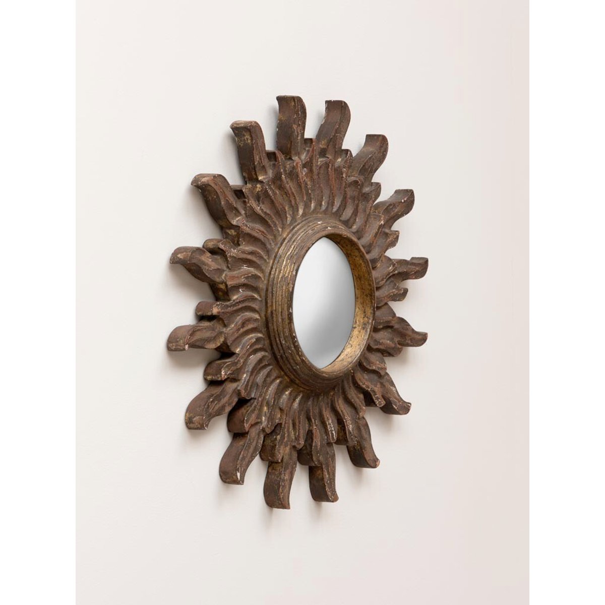 Miroir en bois BRUNE bois fonce, CHEHOMA
