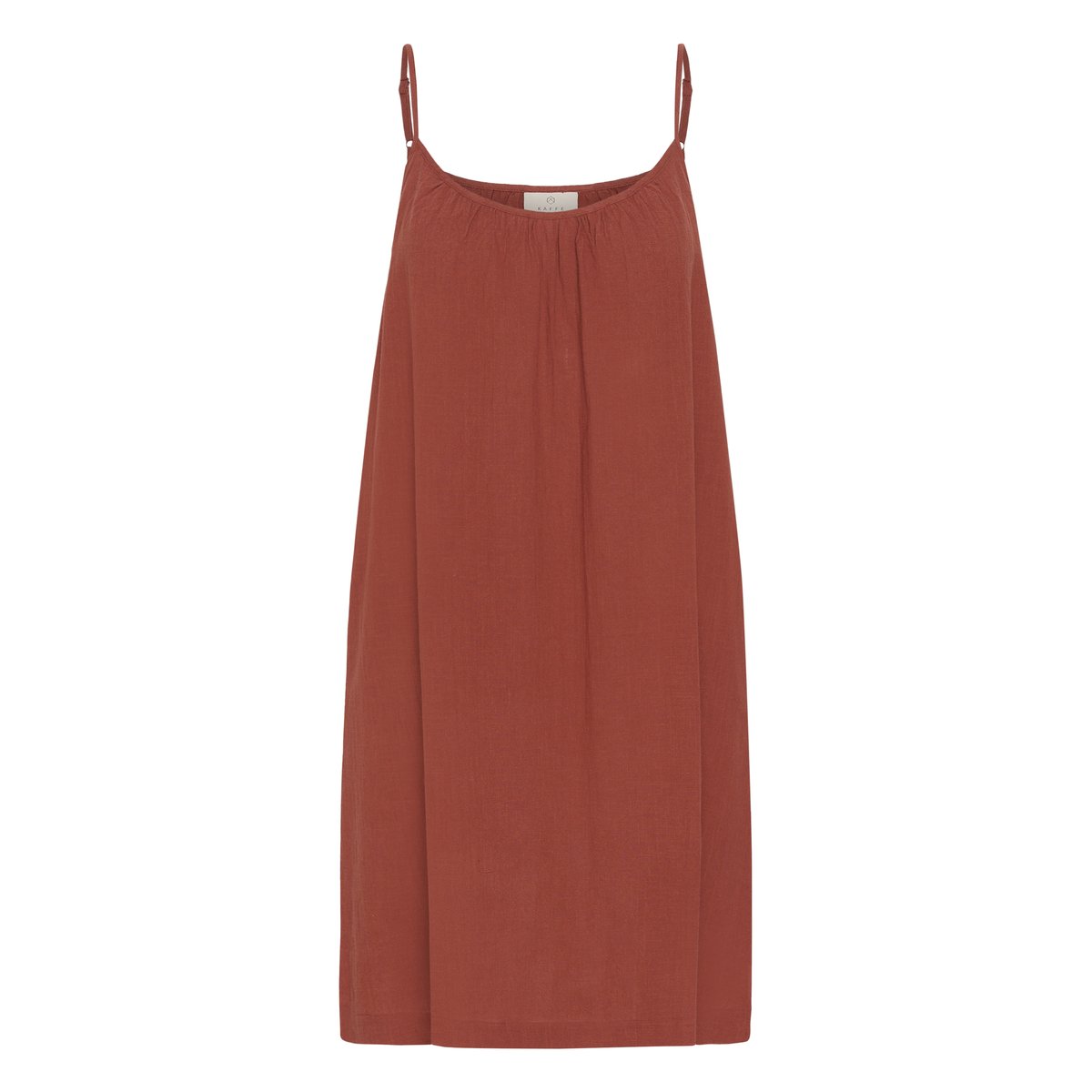 Robe marron henna, KAFFE