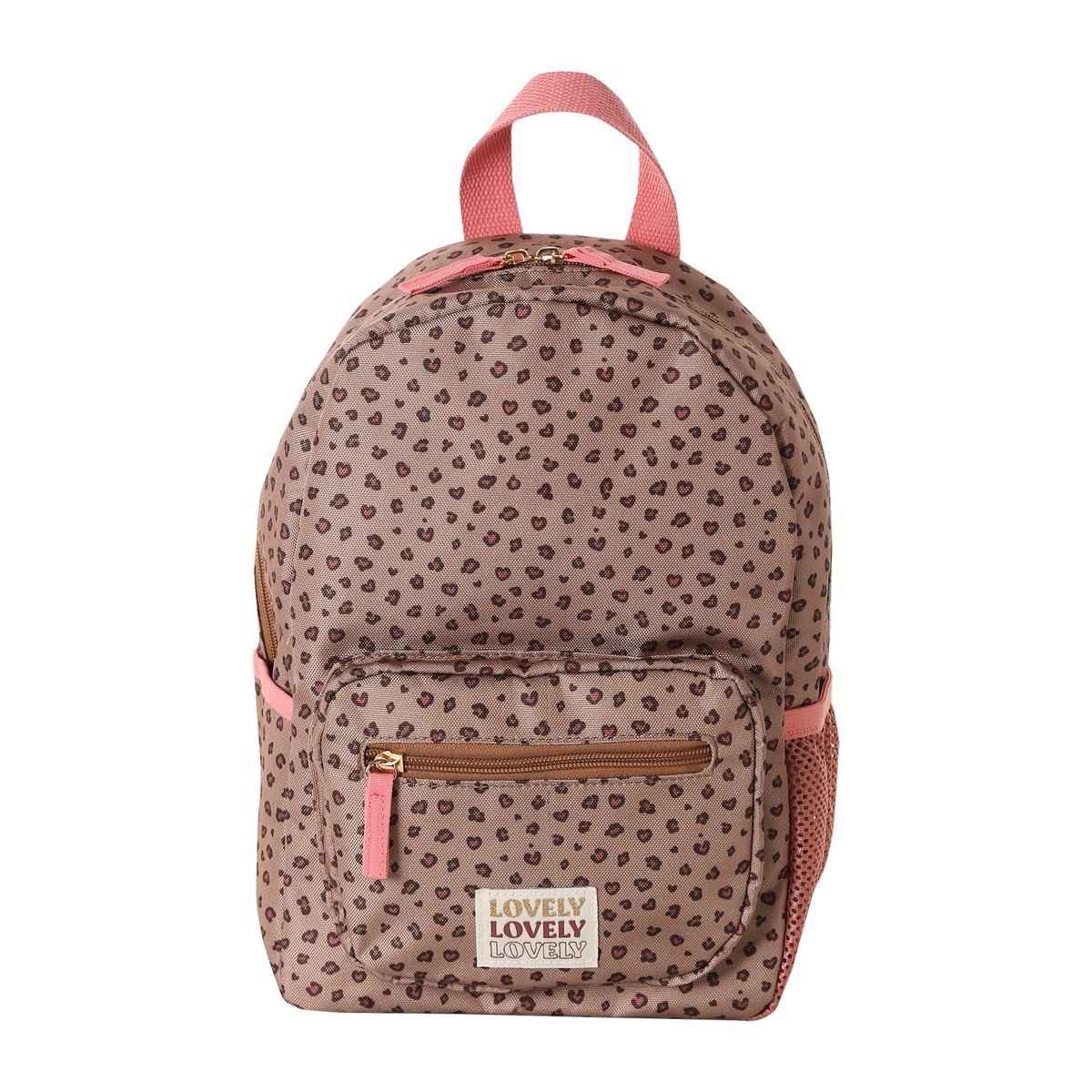 Sac à dos maternelle imprimé léopard beige, VERTBAUDET