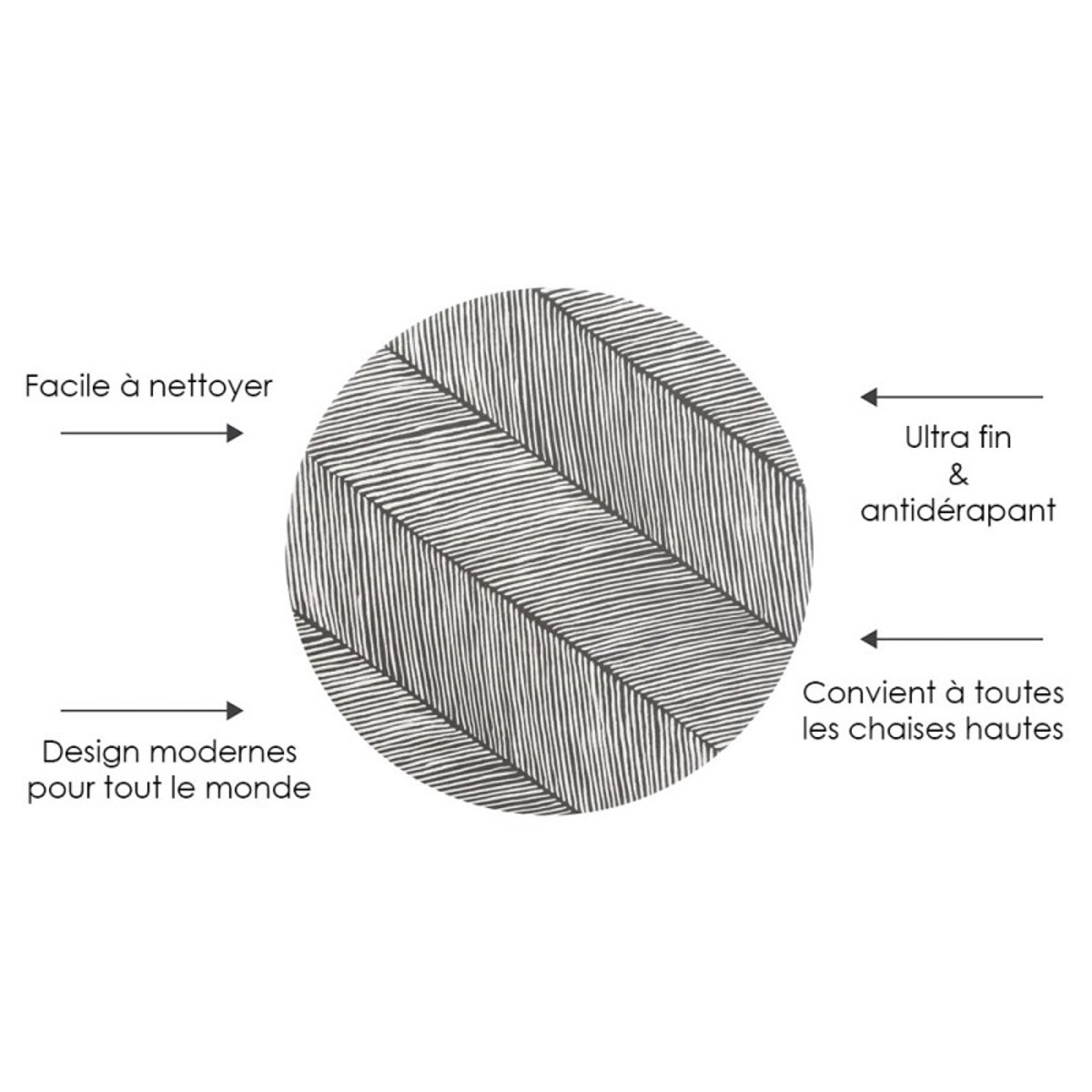 Tapis protège sol rond SAND - ANCHOR anchor, TODDLEKIND