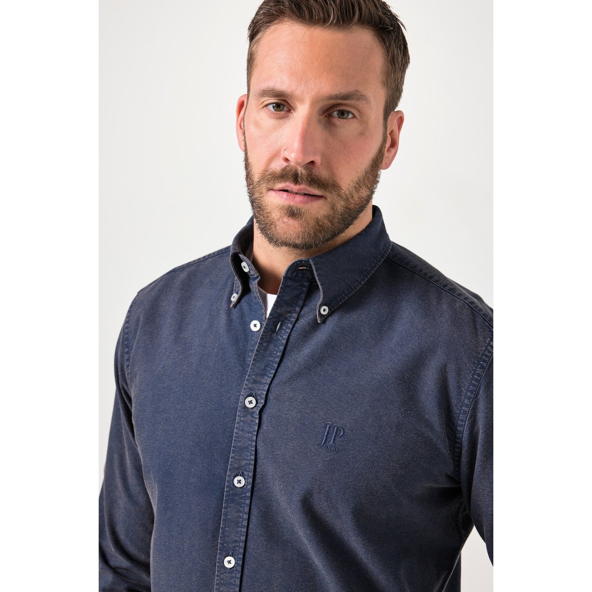 Chemise Oxford, finition FLEXNAMIC® bleu marine, JP1880