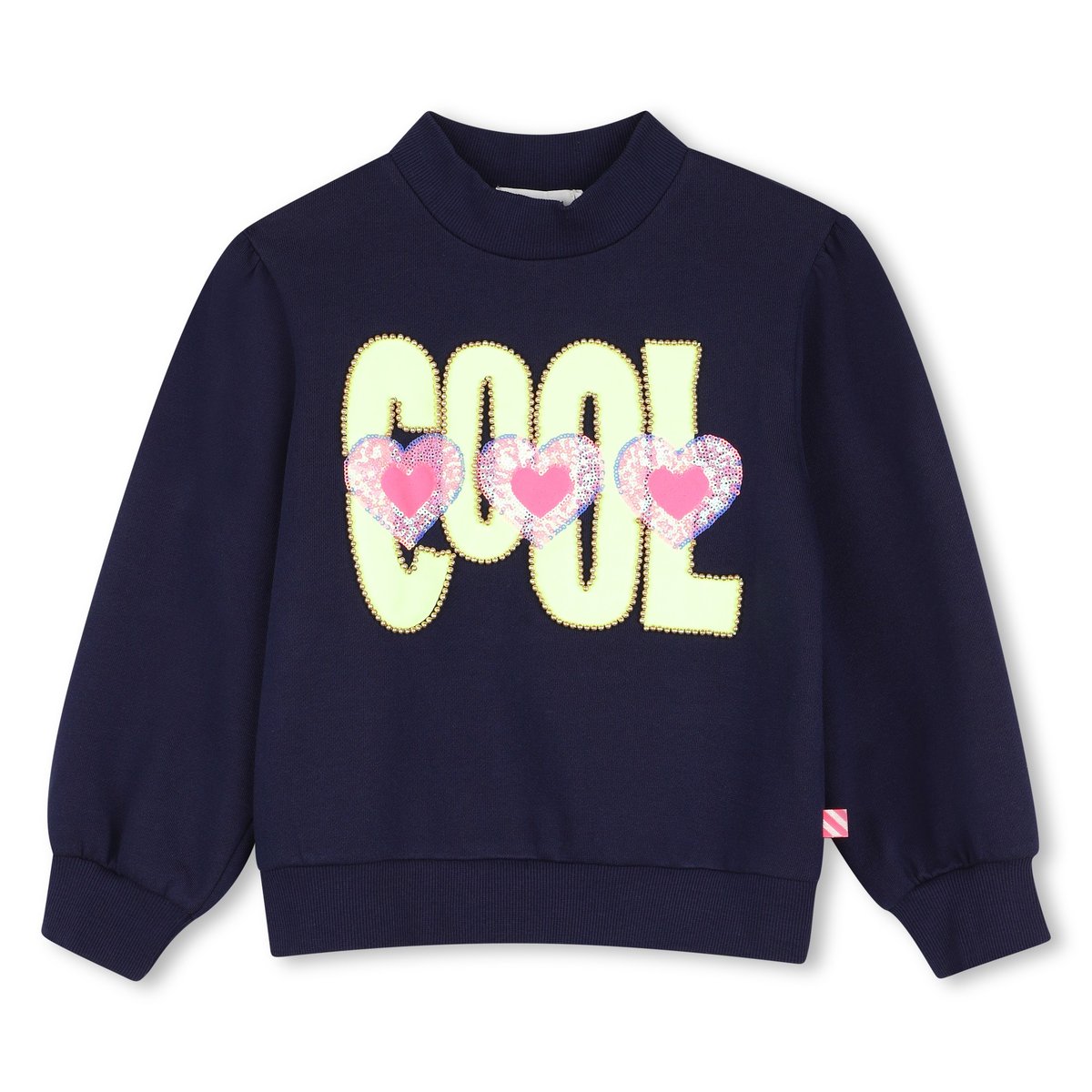Sweat col rond indigo blue, BILLIEBLUSH