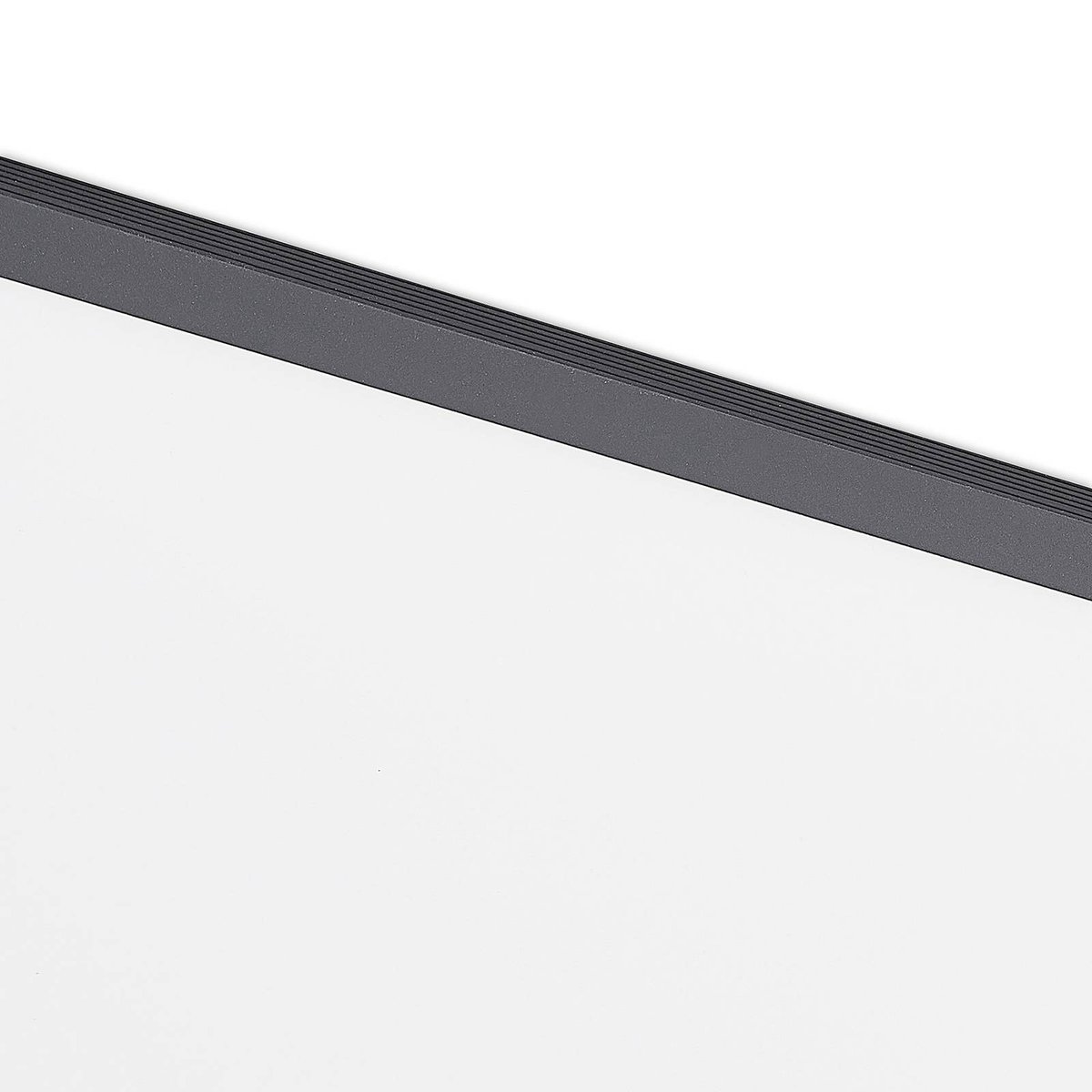 Panneau en aluminium moderneLED, Nelios noir, blanc, LINDBY