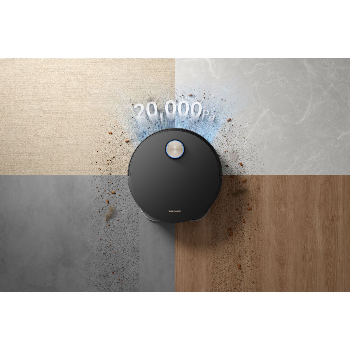 Robot Aspirateur Laveur X50 Ultra Complete Black couleur unique, DREAME