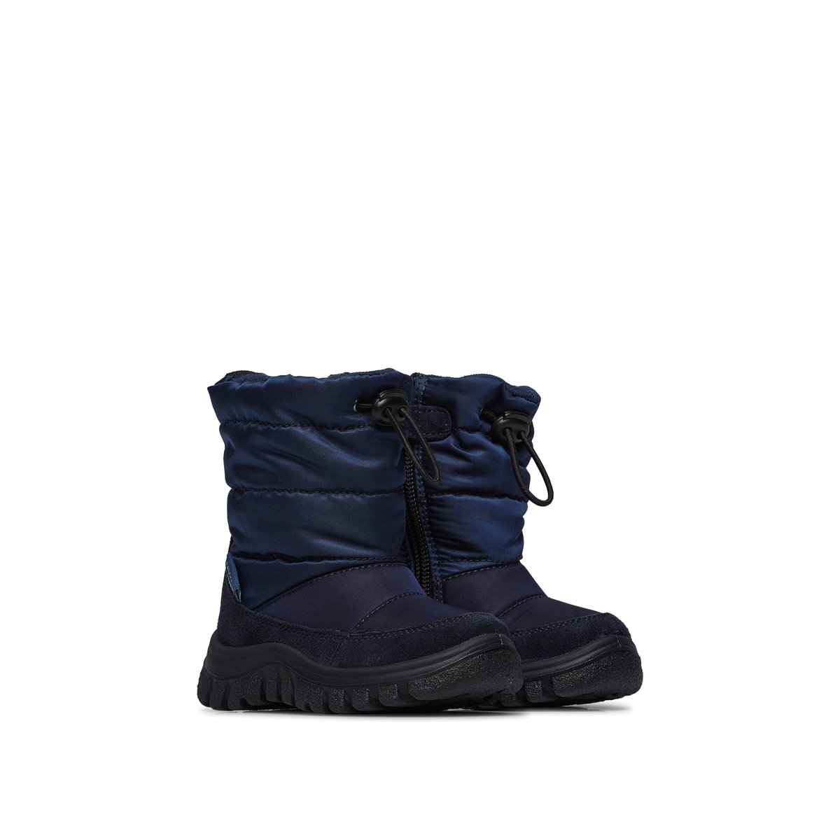 Bottes en suède et tissu POZNURR 3 WP marine, FALCOTTO
