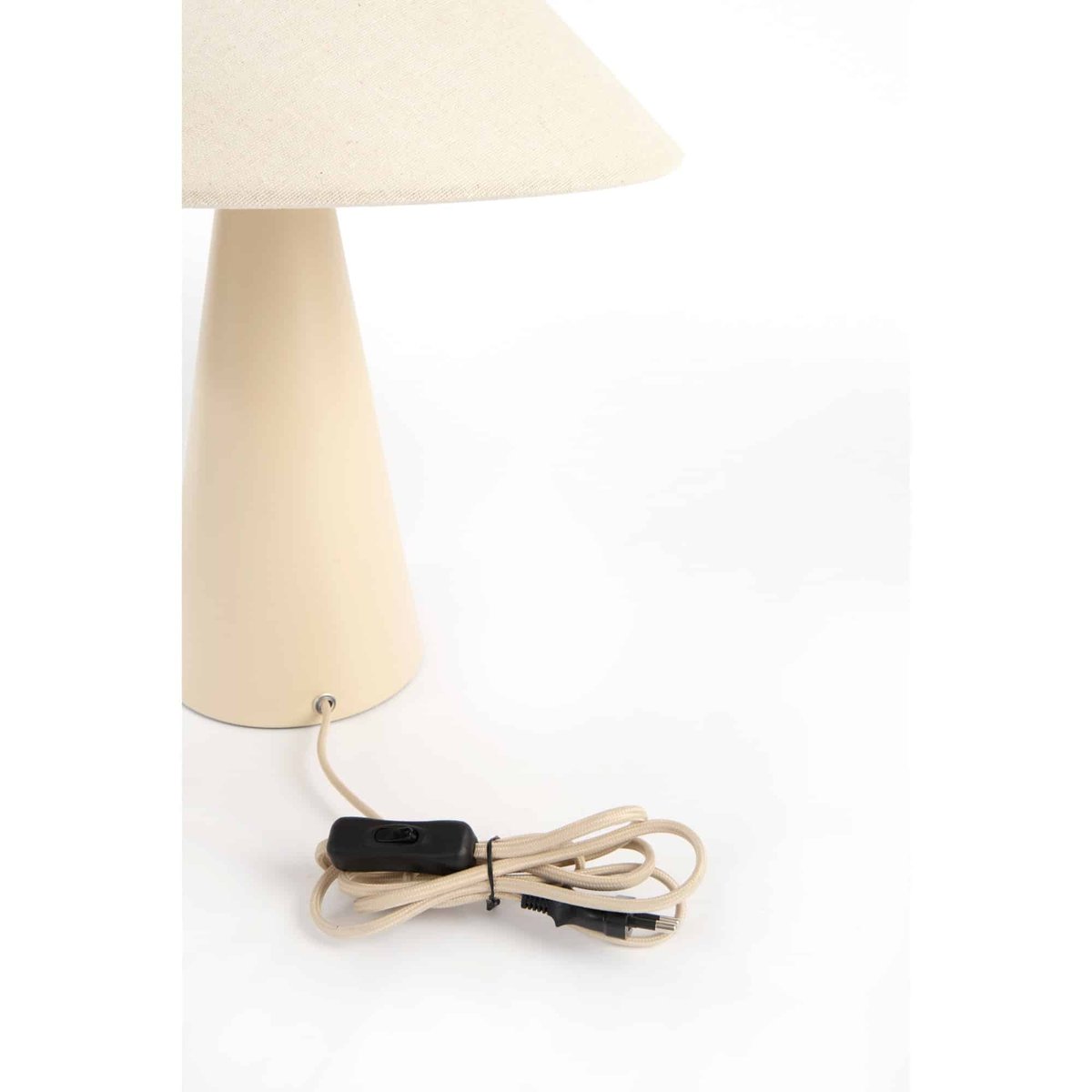 Lampe De Table Métal DOLORE sable, LIGHT & LIVING