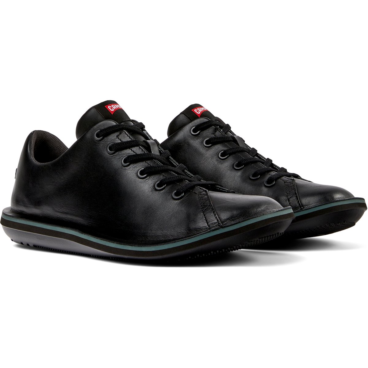 Baskets Cuir Beetle noir, CAMPER