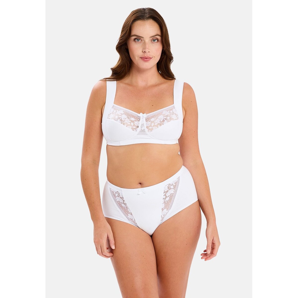Reggiseno senza ferretti Jeanne bianco, SANS COMPLEXE