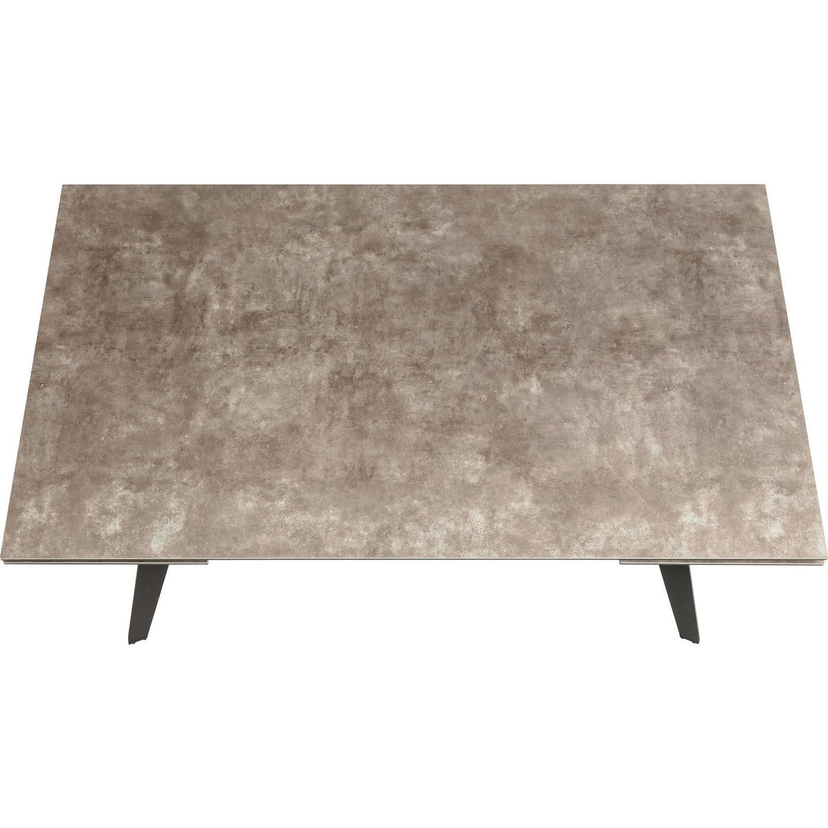 Table à rallonges en céramique, AMSTERDAM marron, KARE DESIGN