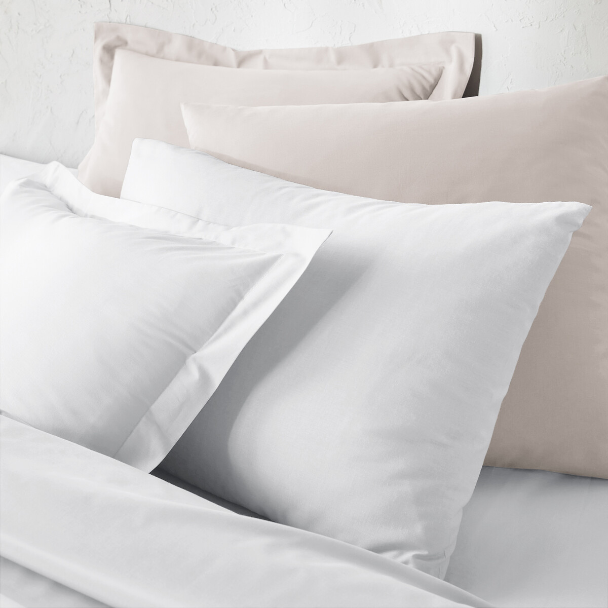 Scenario Organic Cotton Duvet Cover white, LA REDOUTE INTERIEURS