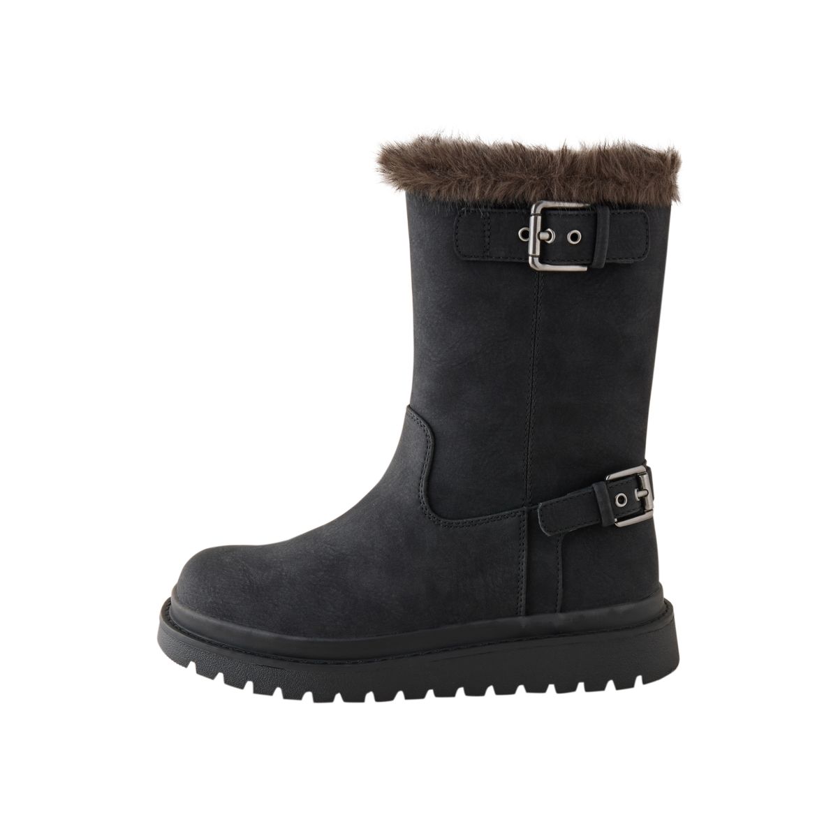 Bottes doublées de imitation fourrure noir, NEXT