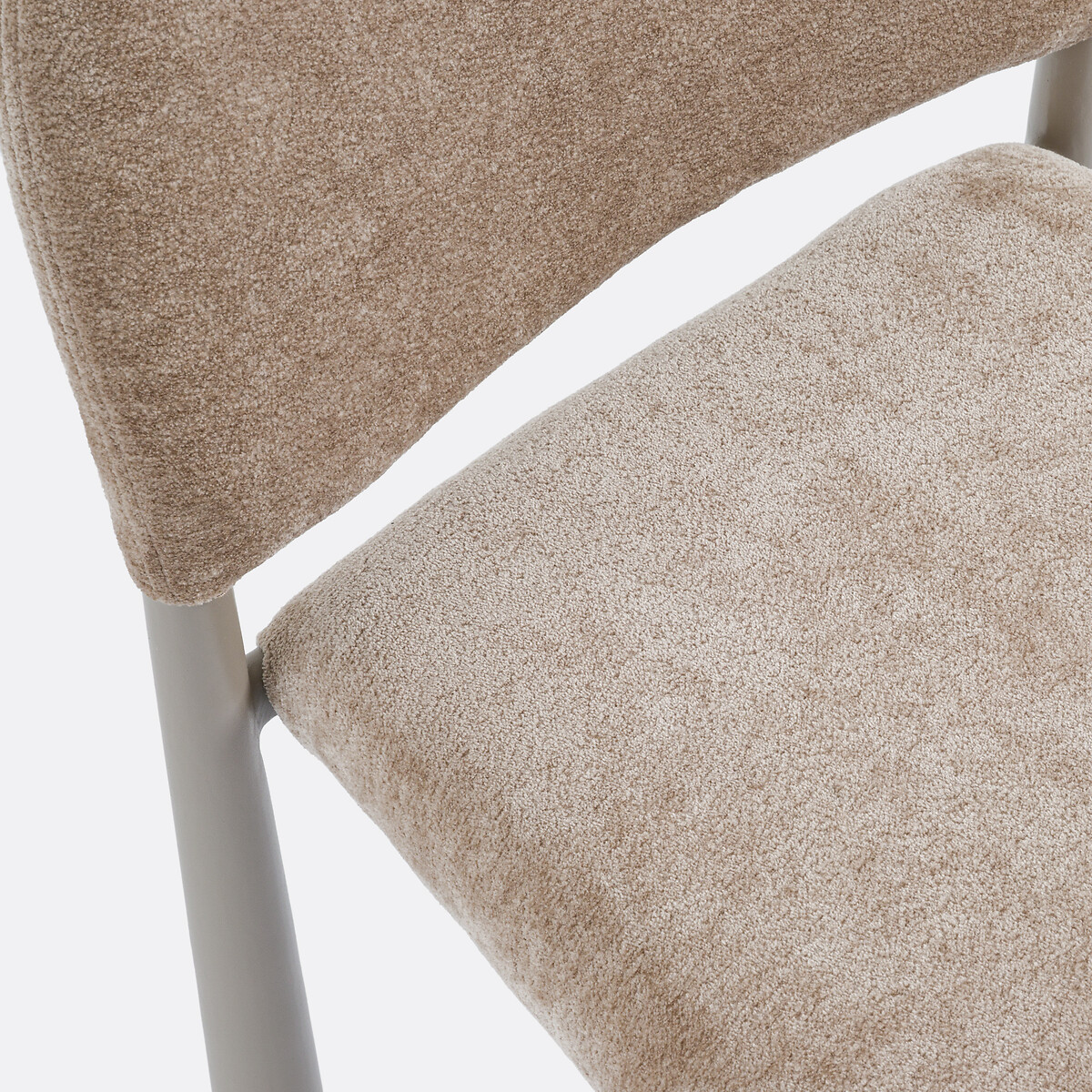 Lot de 2 chaises rembourrées, Delly taupe, LA REDOUTE INTERIEURS