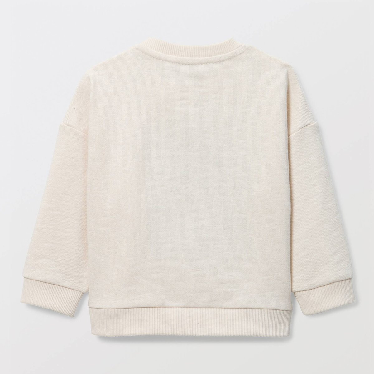 Sweat brodé en coton BIO GOTS naturel, BOUT'CHOU