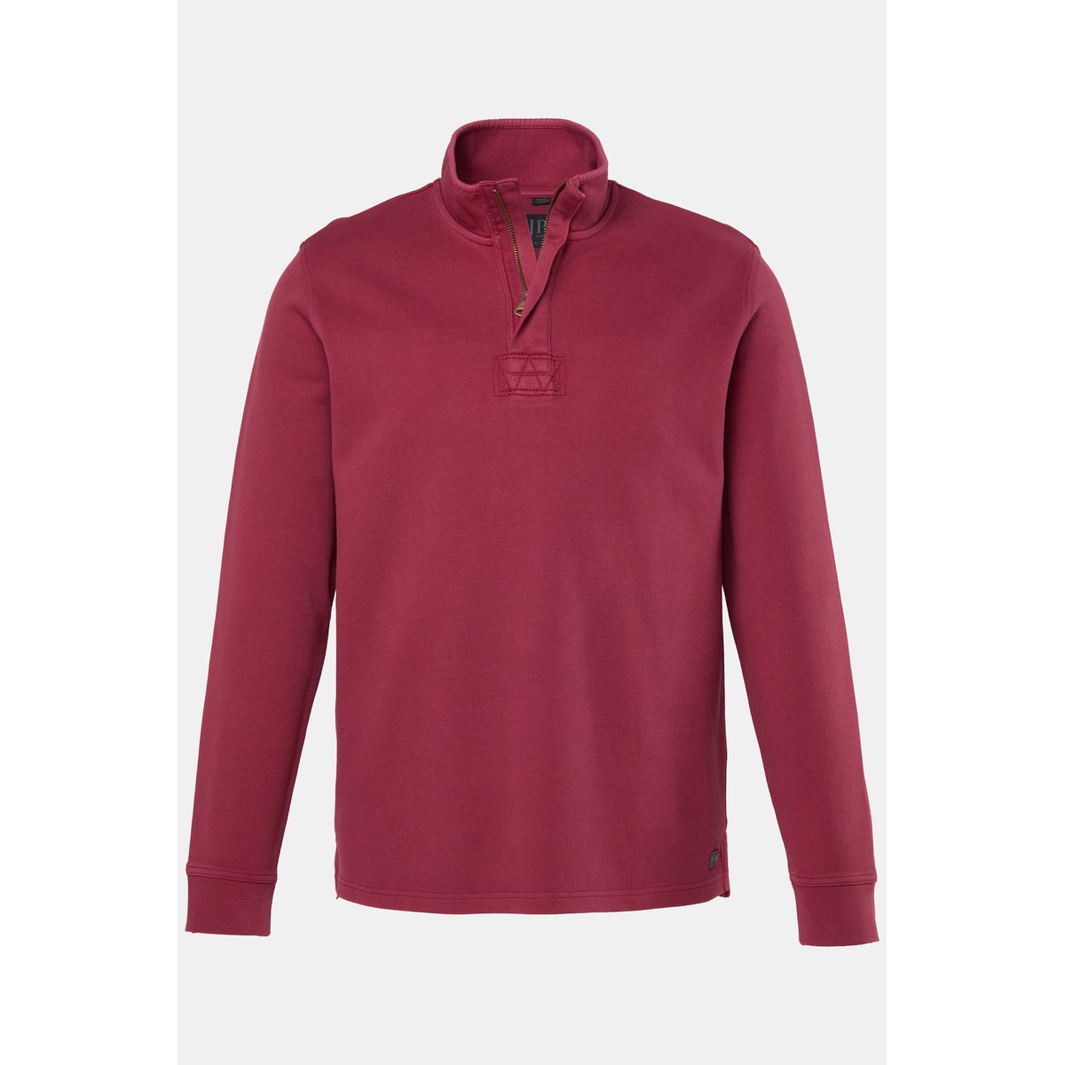 Camionneur, molleton, col montant zippé rouge foncé, JP1880