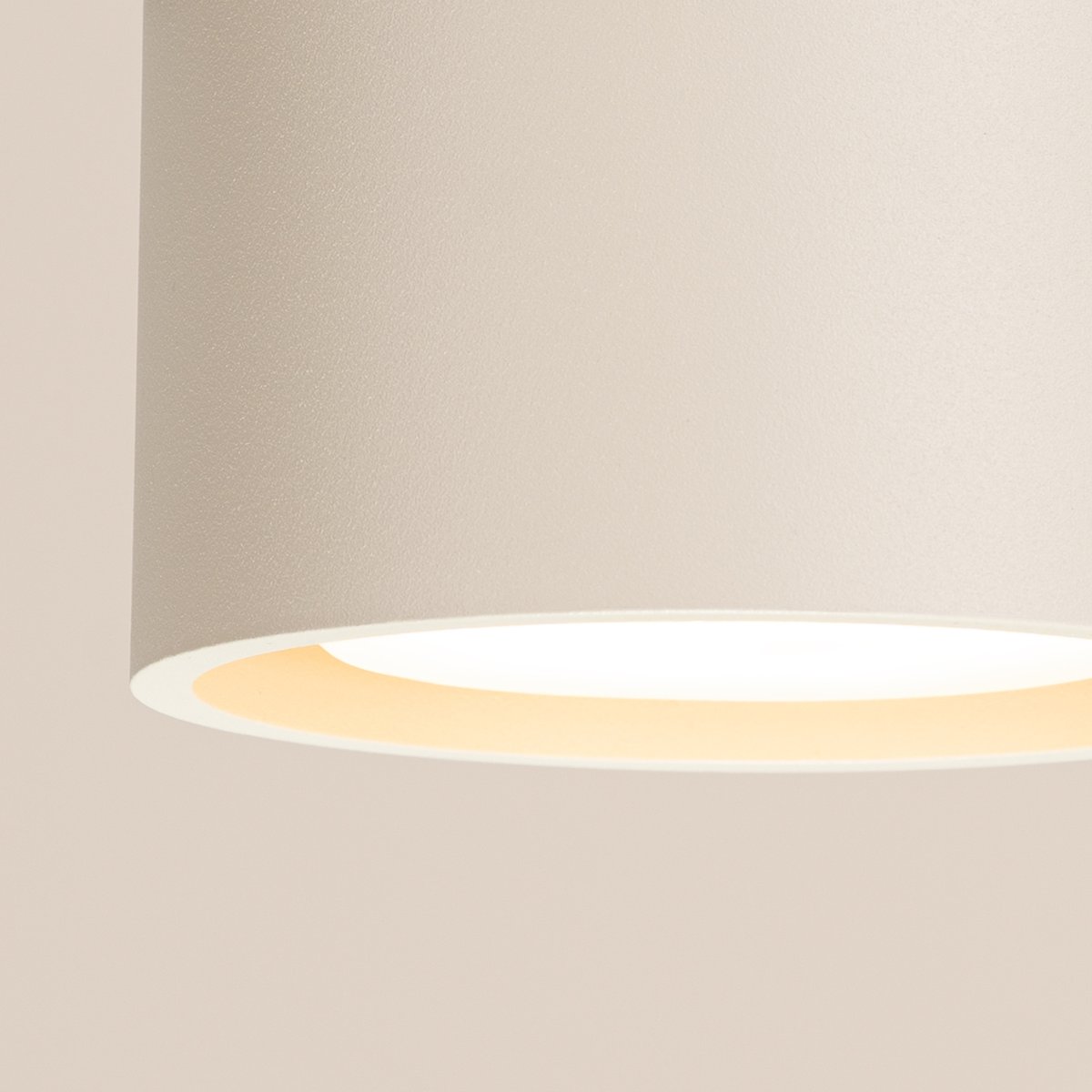 Plafonnier Aluminium Beige Gx53 1 MODO beige, EDEN