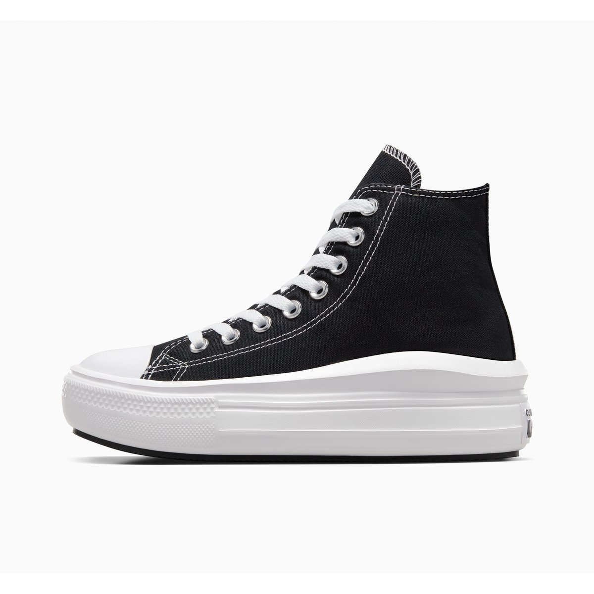 Baskets CHUCK TAYLOR ALL STAR MOVE PLATFORM noir/ivoire naturel/blanc, CONVERSE