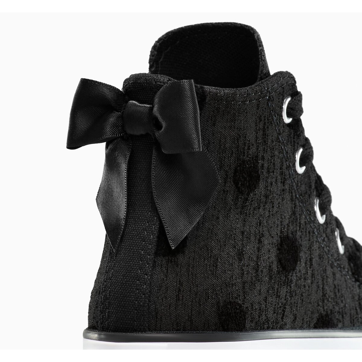 Baskets All Star EVA Lift Better In Bows noir à pois/noir, CONVERSE