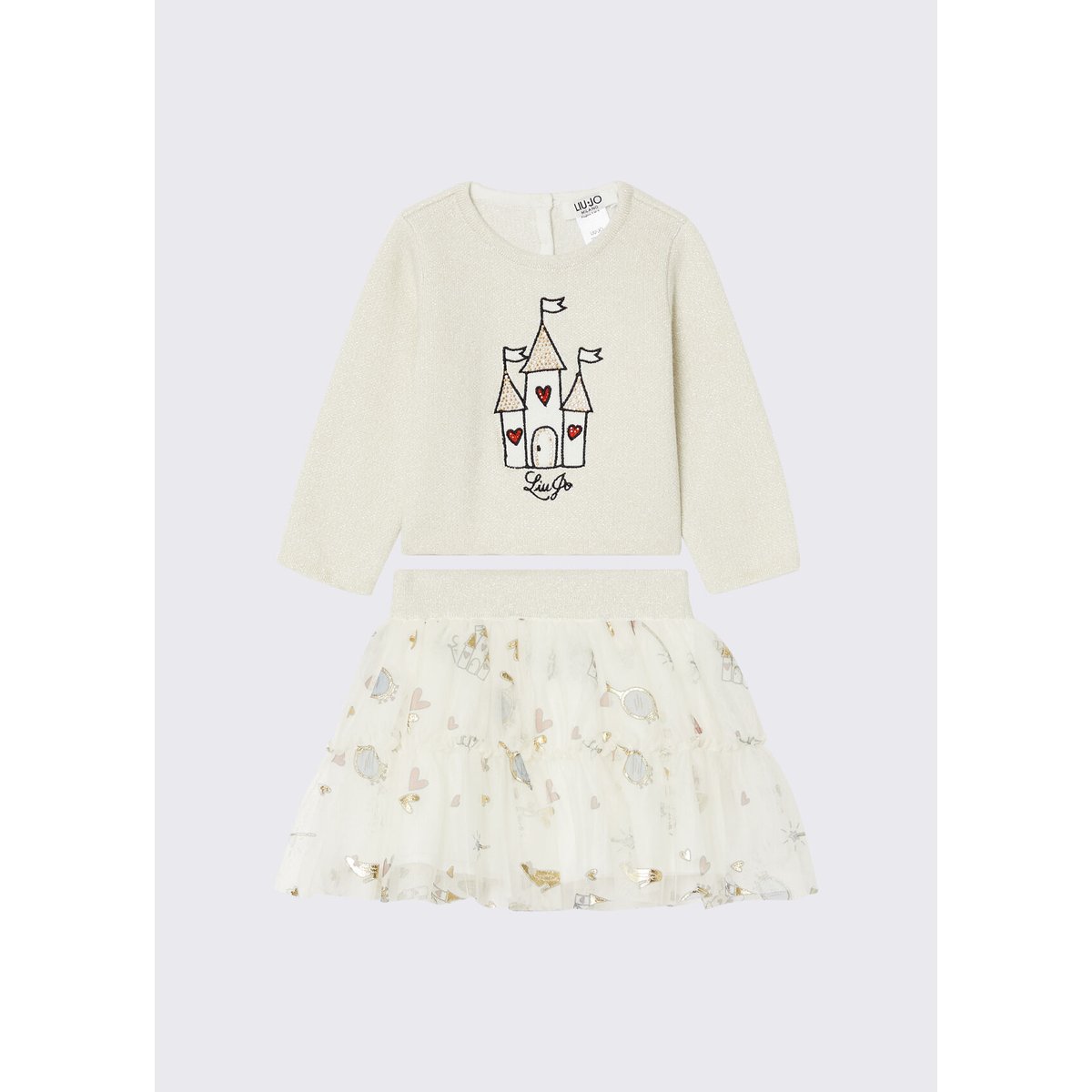 Ensemble top et jupe blanc, LIU JO