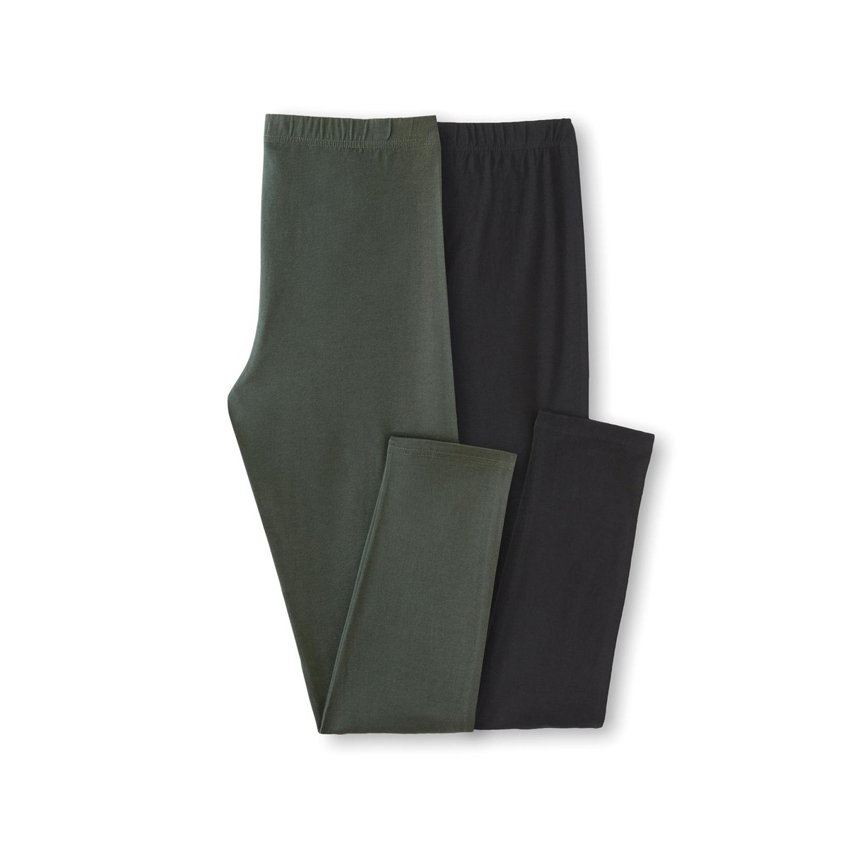 Lot de 2 leggings kaki + noir, DAXON