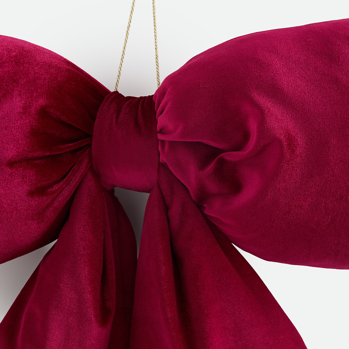 Noeud de Noël en velours, CASPAR bordeaux, LA REDOUTE INTERIEURS