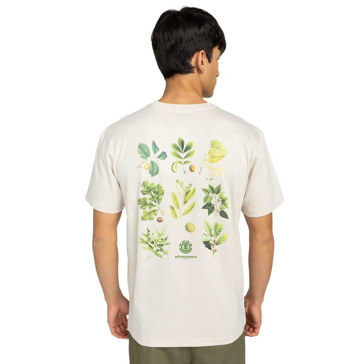 T-shirt à manches courtes BIGFOOT TREES beige oat milk, ELEMENT