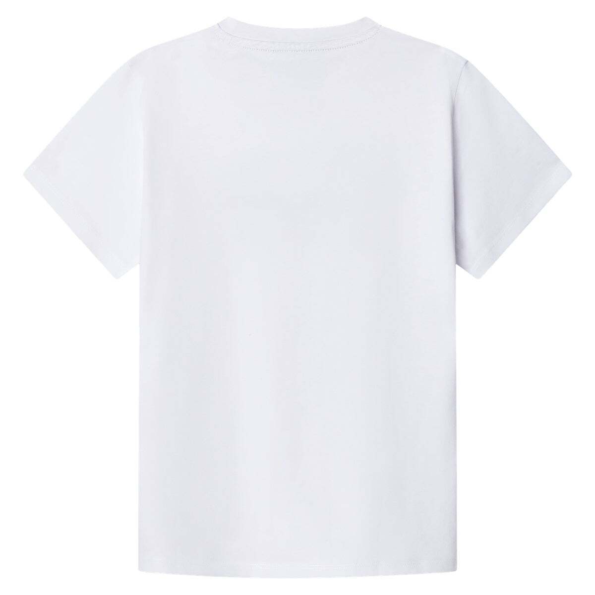 T-Shirt Coupe Regular Avec Logo Imprimé blanc, PEPE JEANS
