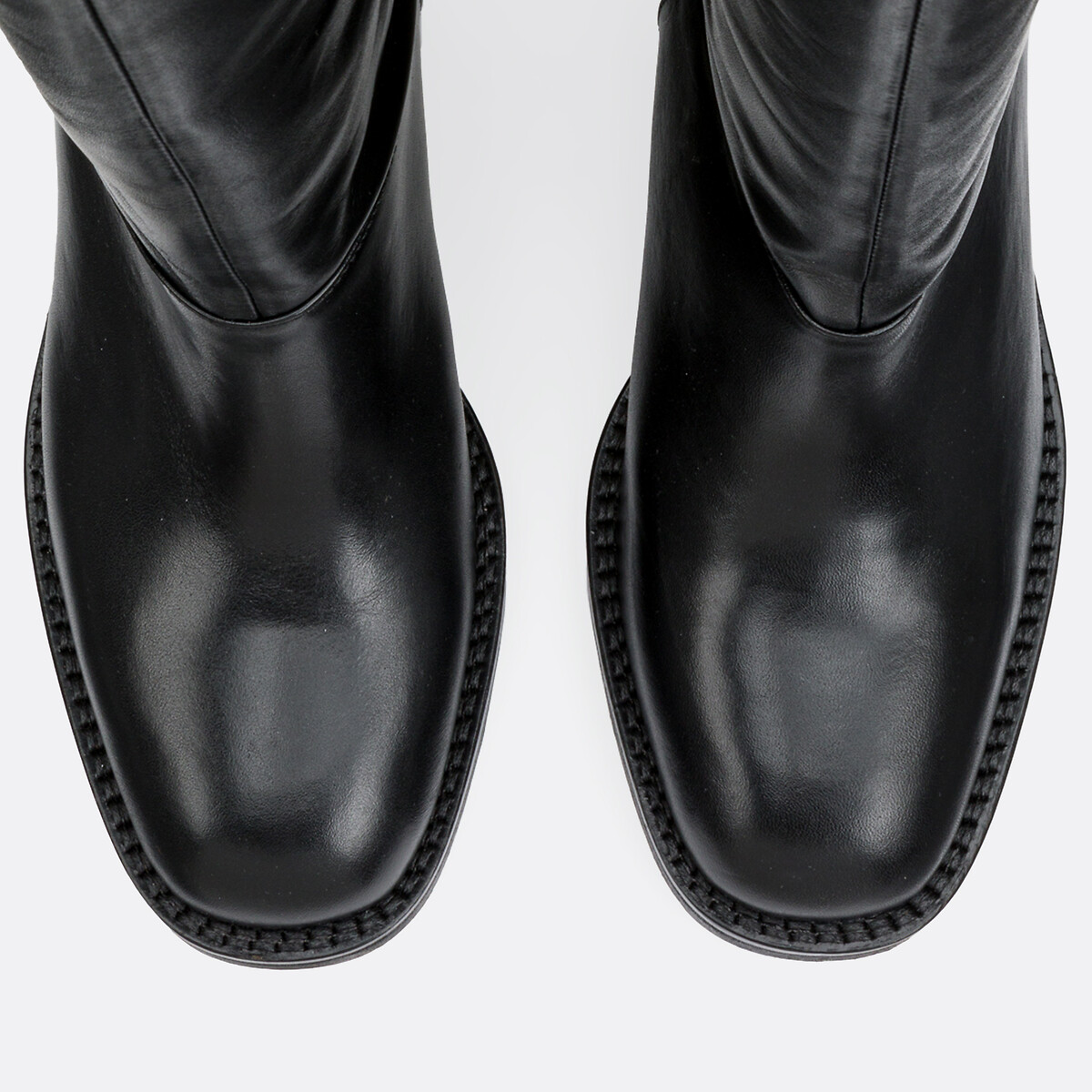 Bottes cavalières cuir, Signature LUDIVINE noir, LA REDOUTE COLLECTIONS