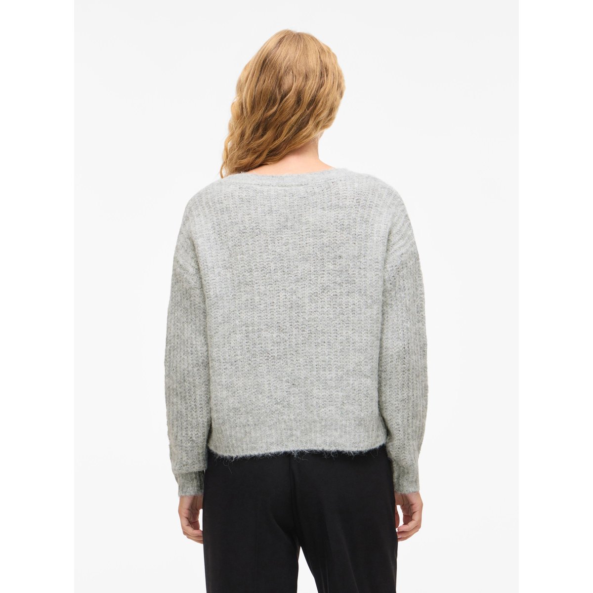 Pull En Maille medium grey melange, VILA
