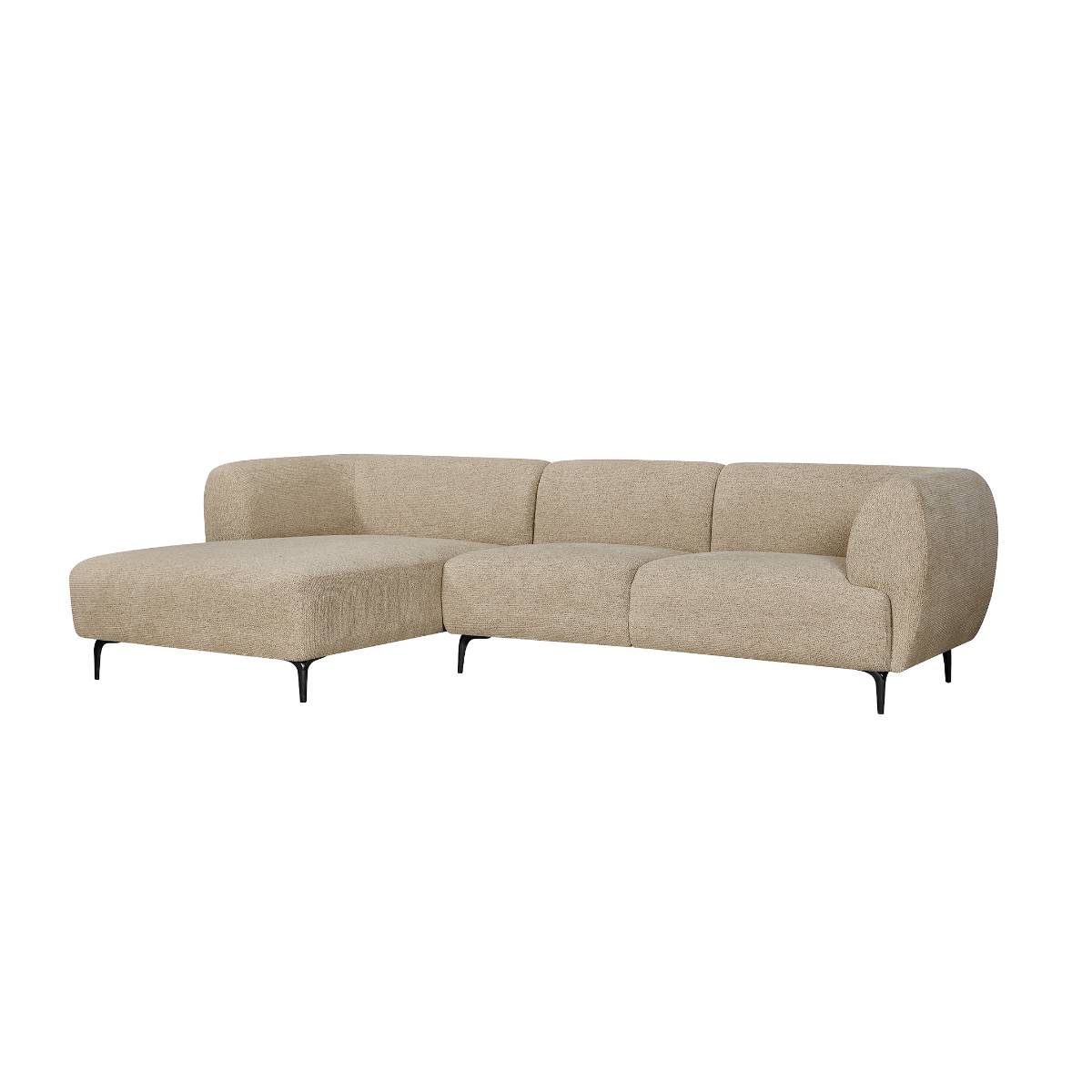 Canapé d'angle Sacha beige, MADE IN MEUBLES