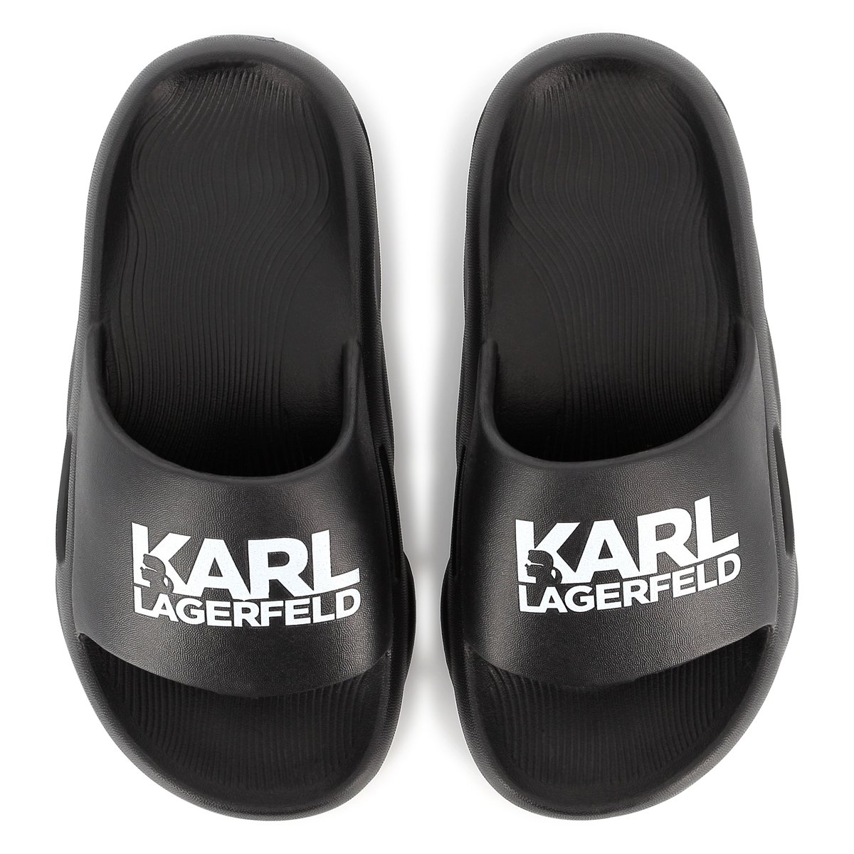 Claquettes siglées black, KARL LAGERFELD KIDS