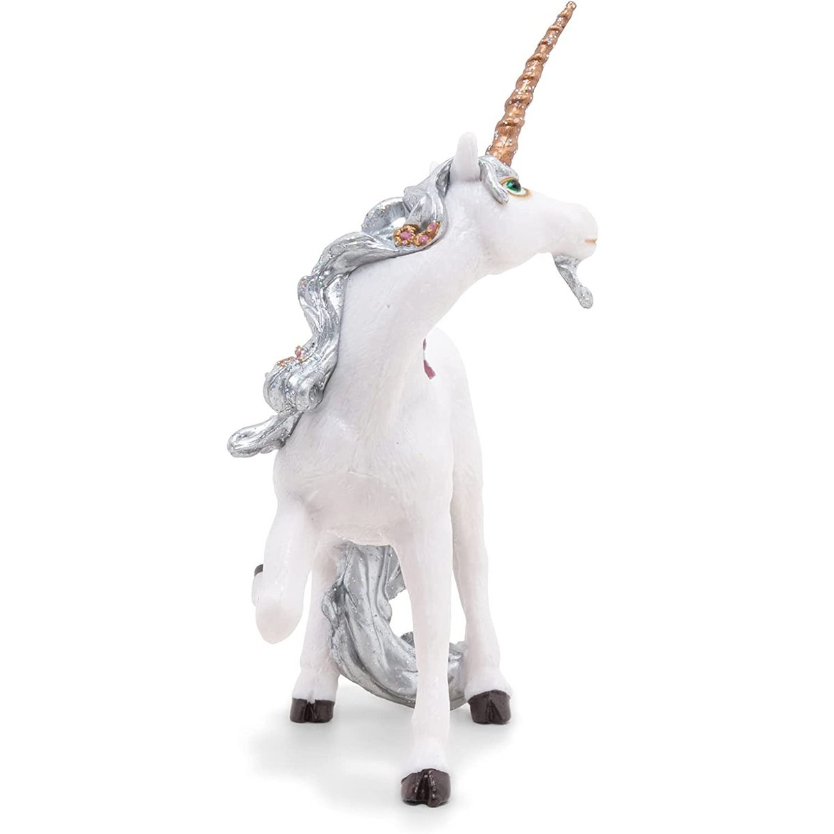 Figurine Licorne argentée blanc, PAPO