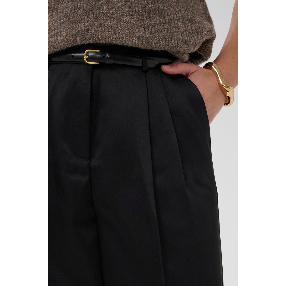 Pantalon Casual noir, SOAKED IN LUXURY