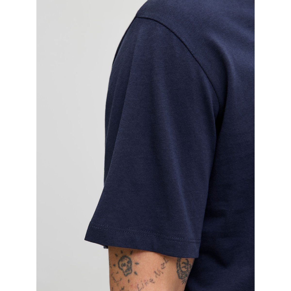 T-shirt manches courtes Hayato navy blazer, JACK & JONES
